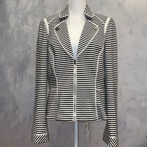 White House black market Striped Blazer